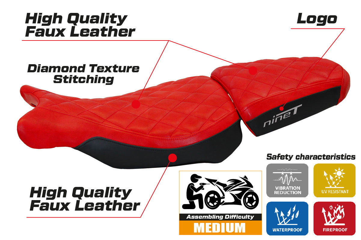 Seat cover compatible - BMW R 1200 NINE T 2014 - 2024 - mod Arnes