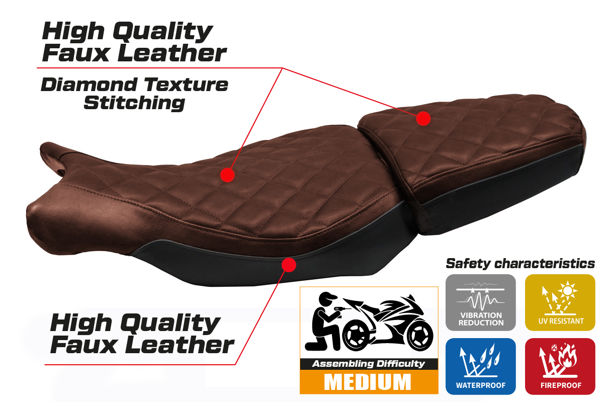 Seat cover compatible - BMW R 1200 NINE T 2014 - 2024 - mod Arnes