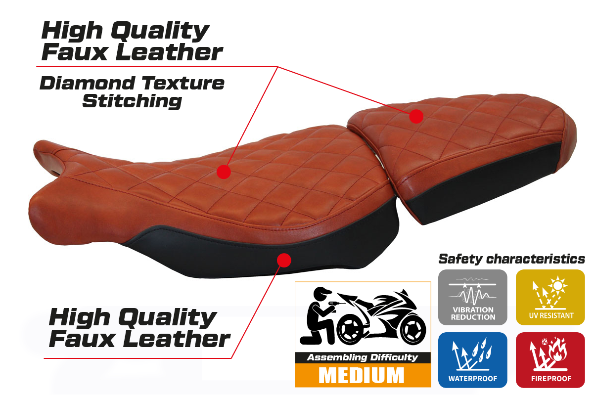 Seat cover compatible - BMW R 1200 NINE T 2014 - 2024 - mod Arnes