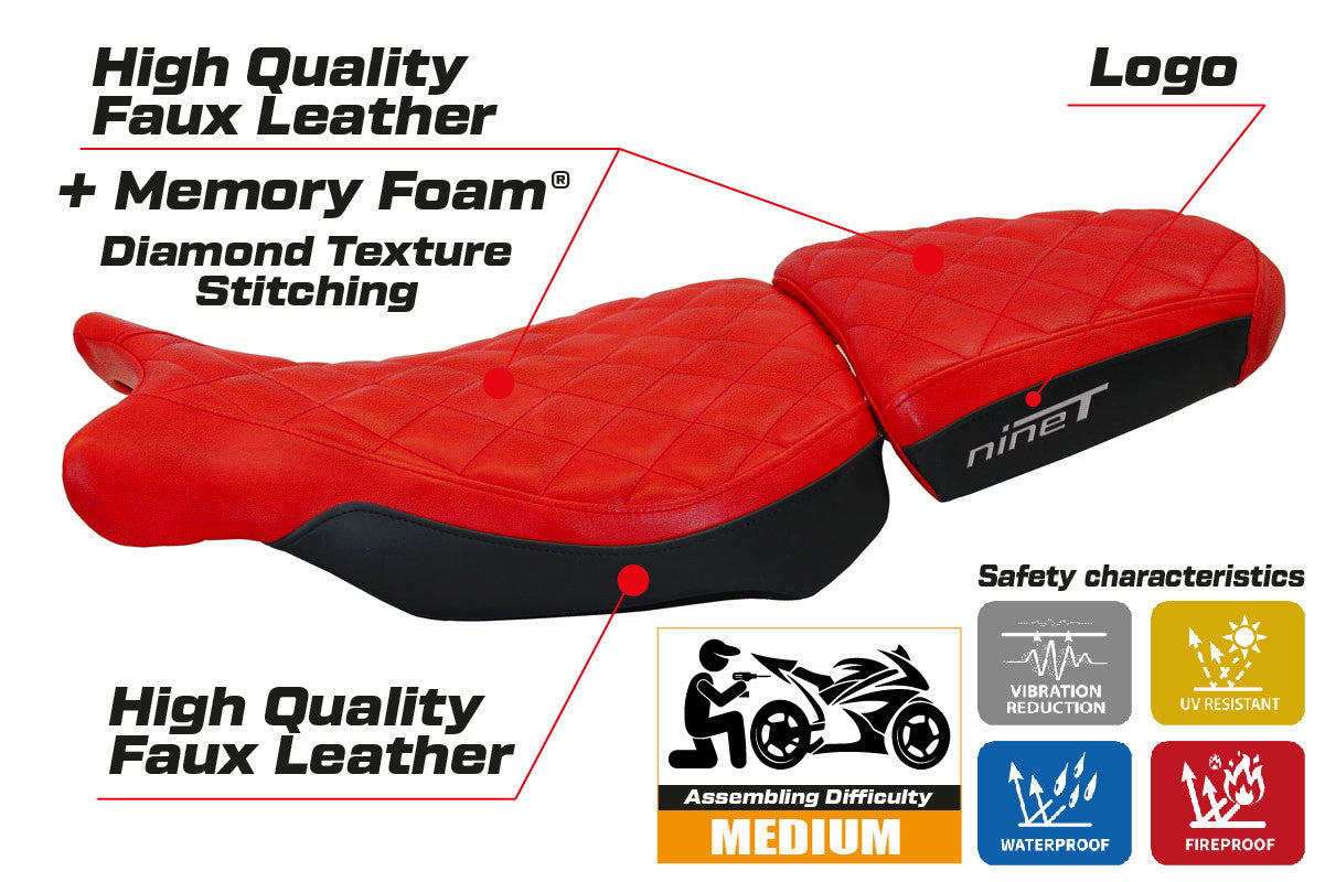 Seat cover compatible - BMW R 1200 NINE T (SCRAMBLER) 2014 - 2024 - mod Batea Comfort System
