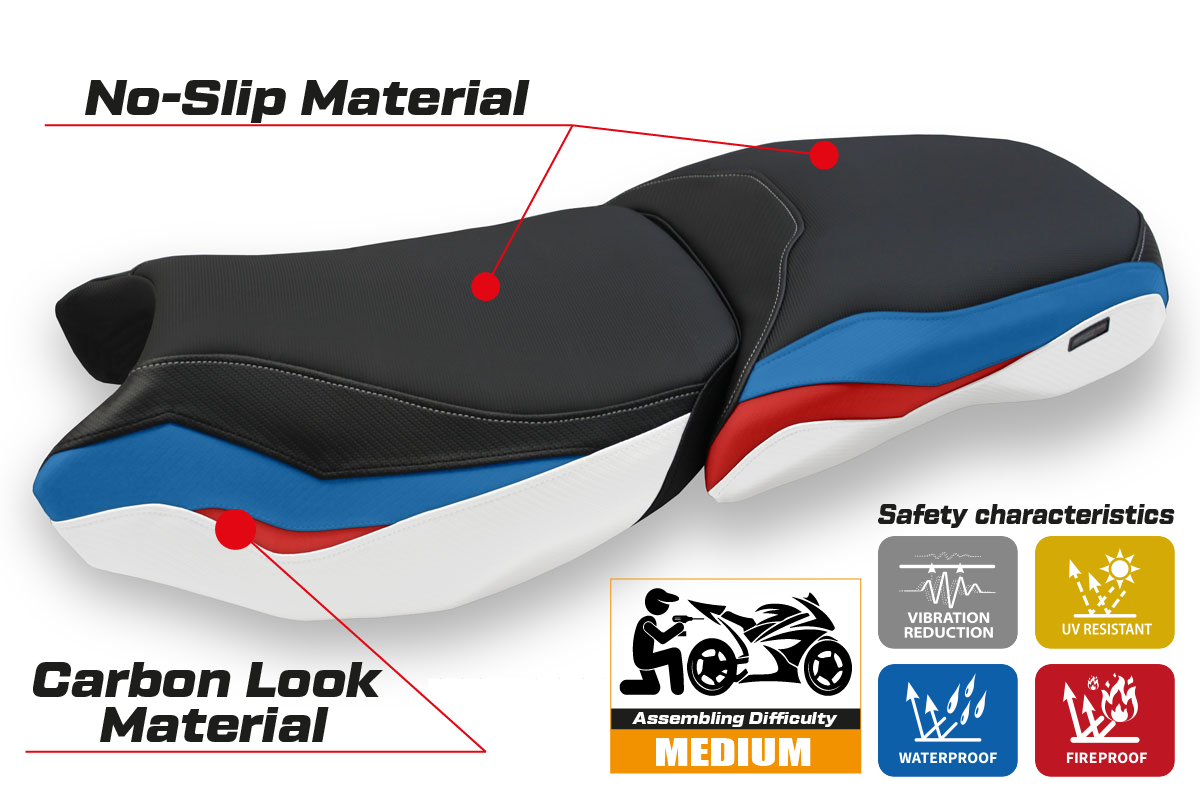 Seat cover compatible - BMW R 1250 GS ADVENTURE 2019 - 2024 - mod Baceno