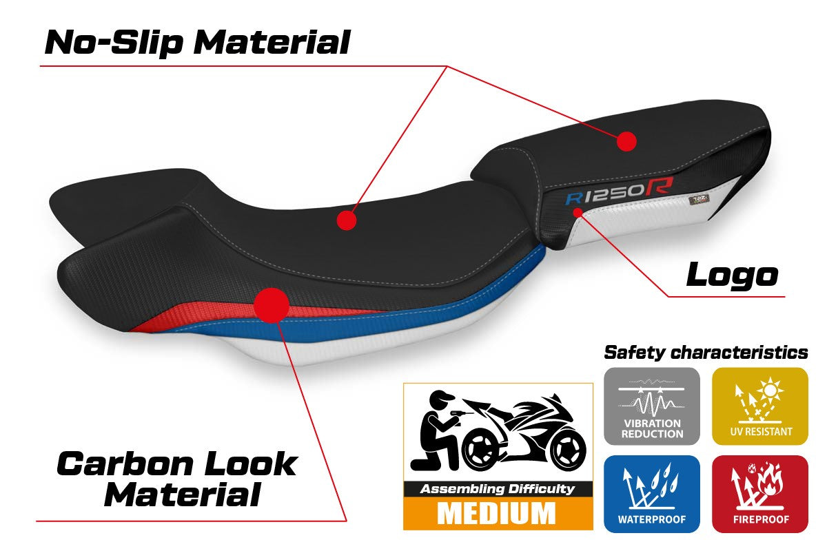 Seat cover compatible - BMW R 1250 R 2019-2025 - mod Marzi HP
