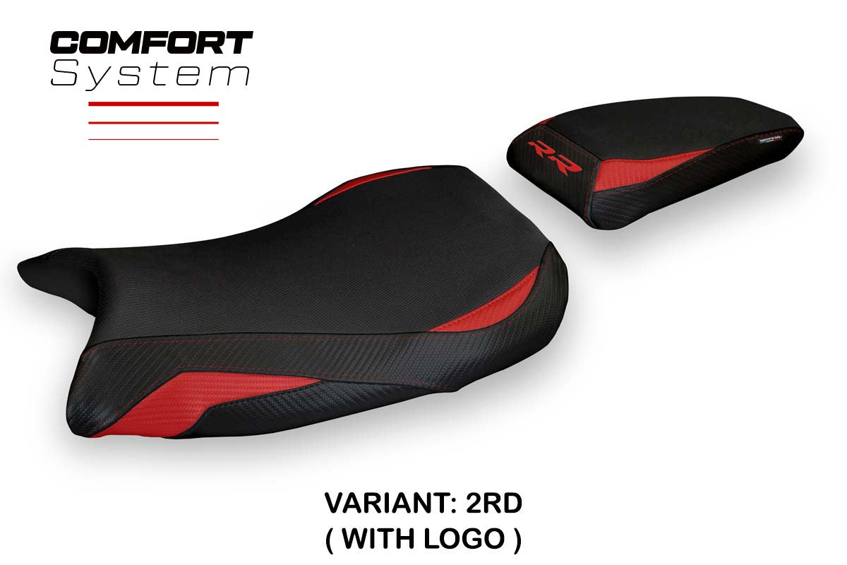 Seat cover compatible - BMW S 1000 RR 2019-2025 - mod Deruta 1 Comfort System