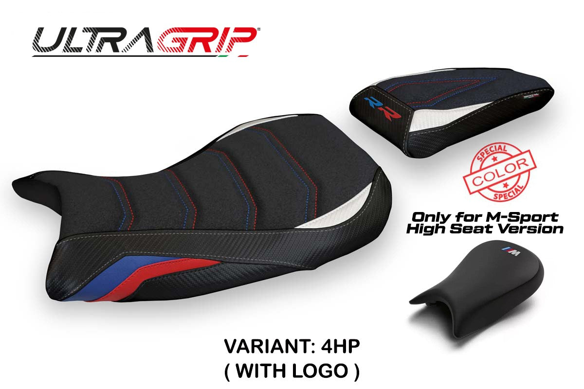 Seat cover compatible - BMW S 1000 RR M-Sport 2019-2025 - mod Edige 1 Ultragrip
