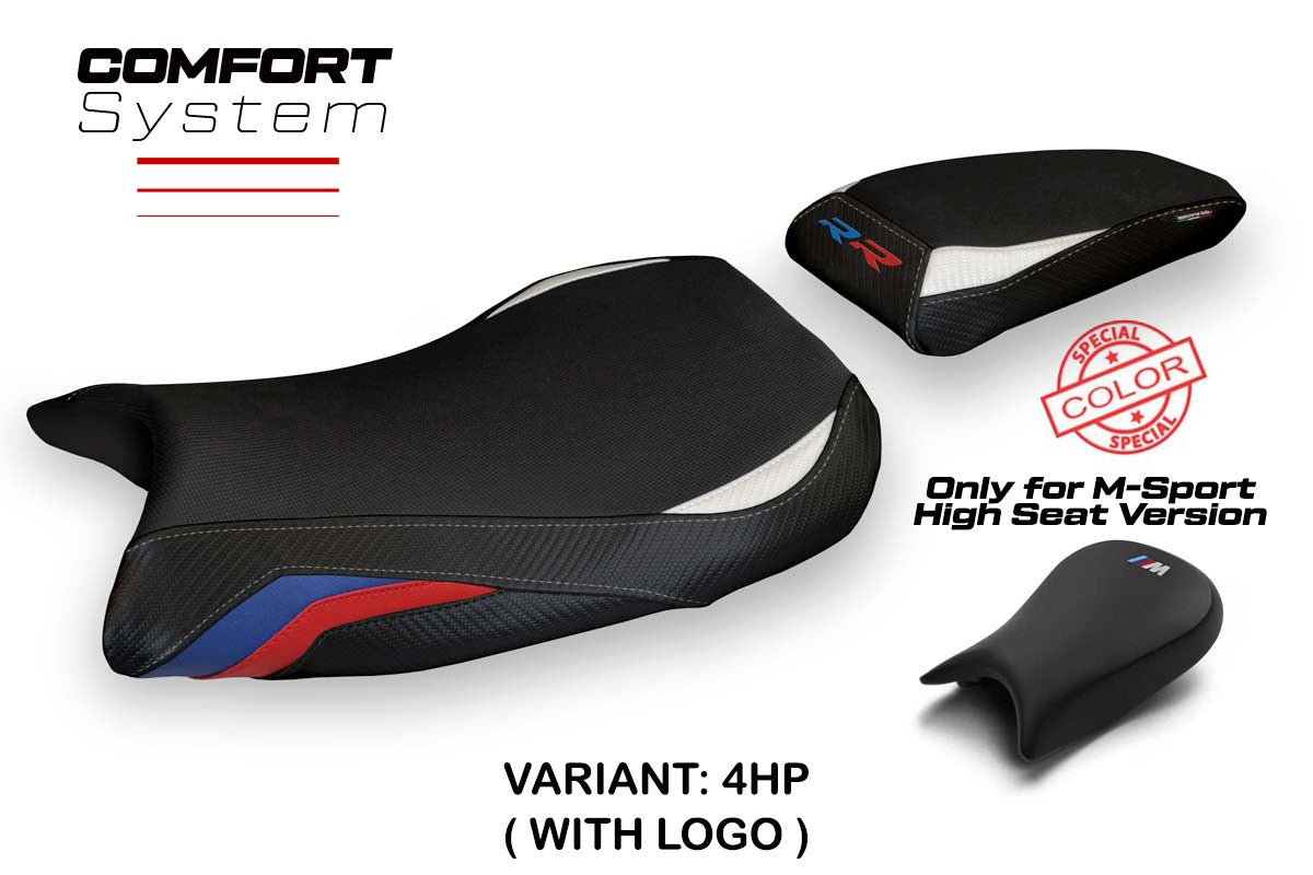 Seat cover compatible - BMW S 1000 RR M-Sport 2019-2025 - mod Ganja 1 Comfort System