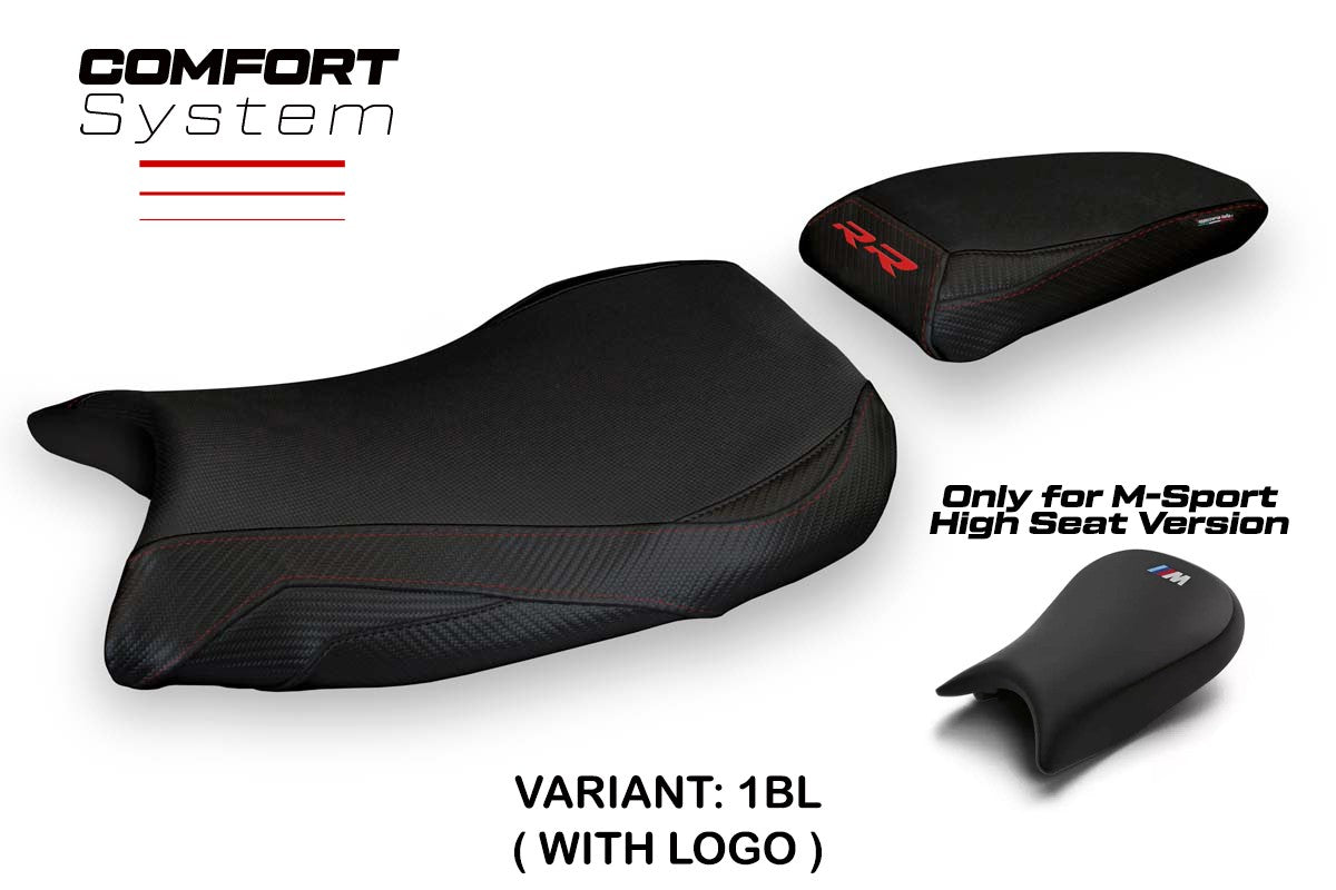 Seat cover compatible - BMW S 1000 RR M-Sport 2019-2025 - mod Ganja 1 Comfort System