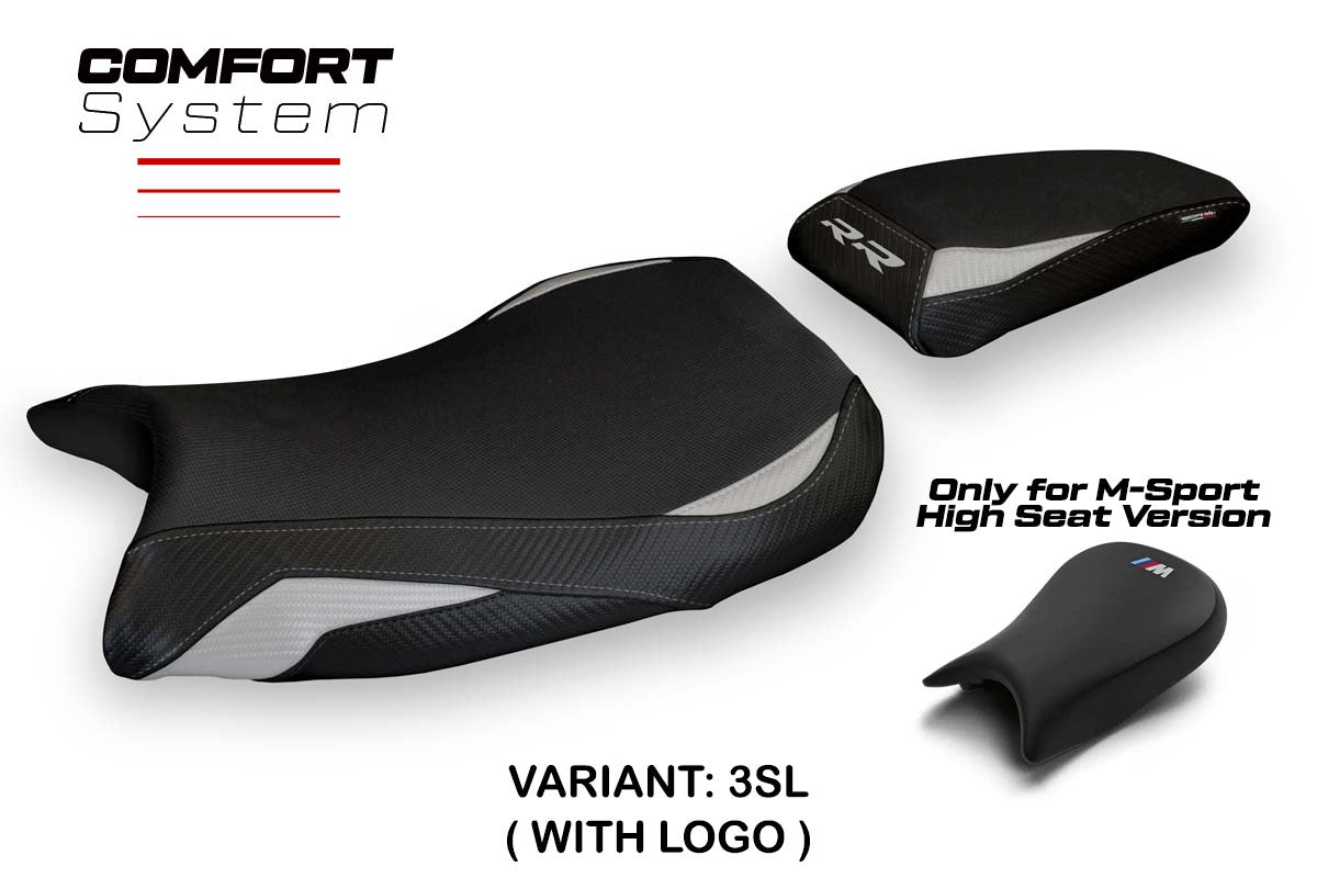 Seat cover compatible - BMW S 1000 RR M-Sport 2019-2025 - mod Ganja 1 Comfort System