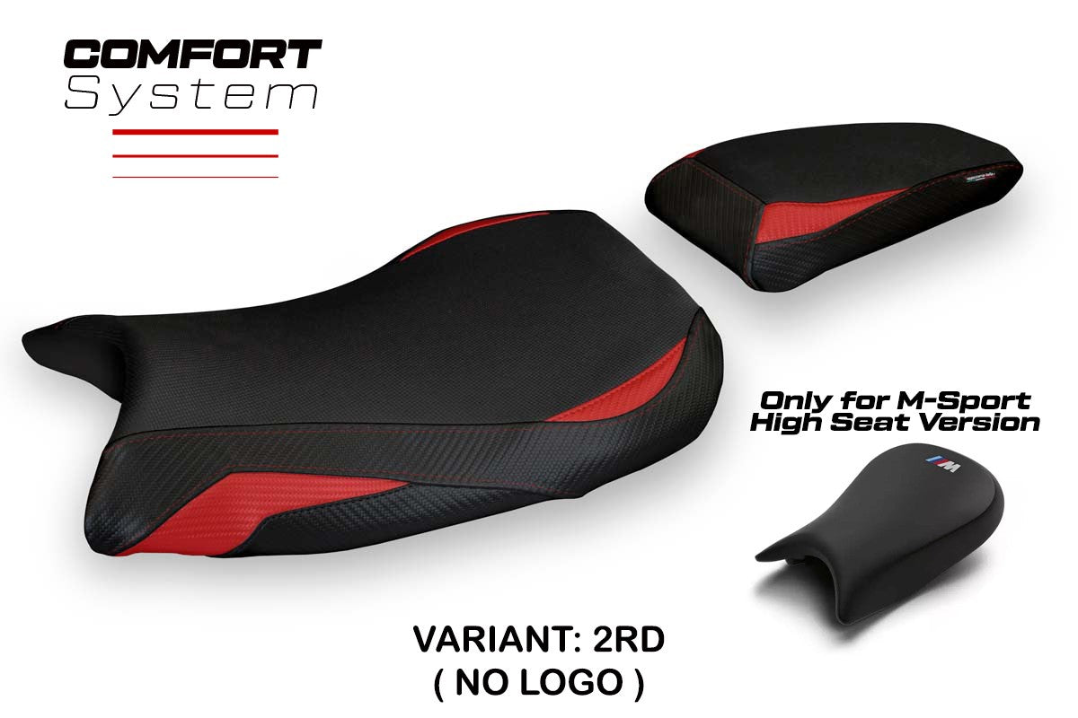 Seat cover compatible - BMW S 1000 RR M-Sport 2019-2025 - mod Ganja 1 Comfort System