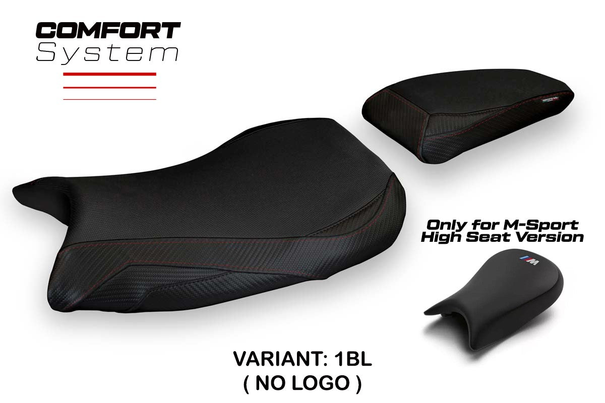 Seat cover compatible - BMW S 1000 RR M-Sport 2019-2025 - mod Ganja 1 Comfort System