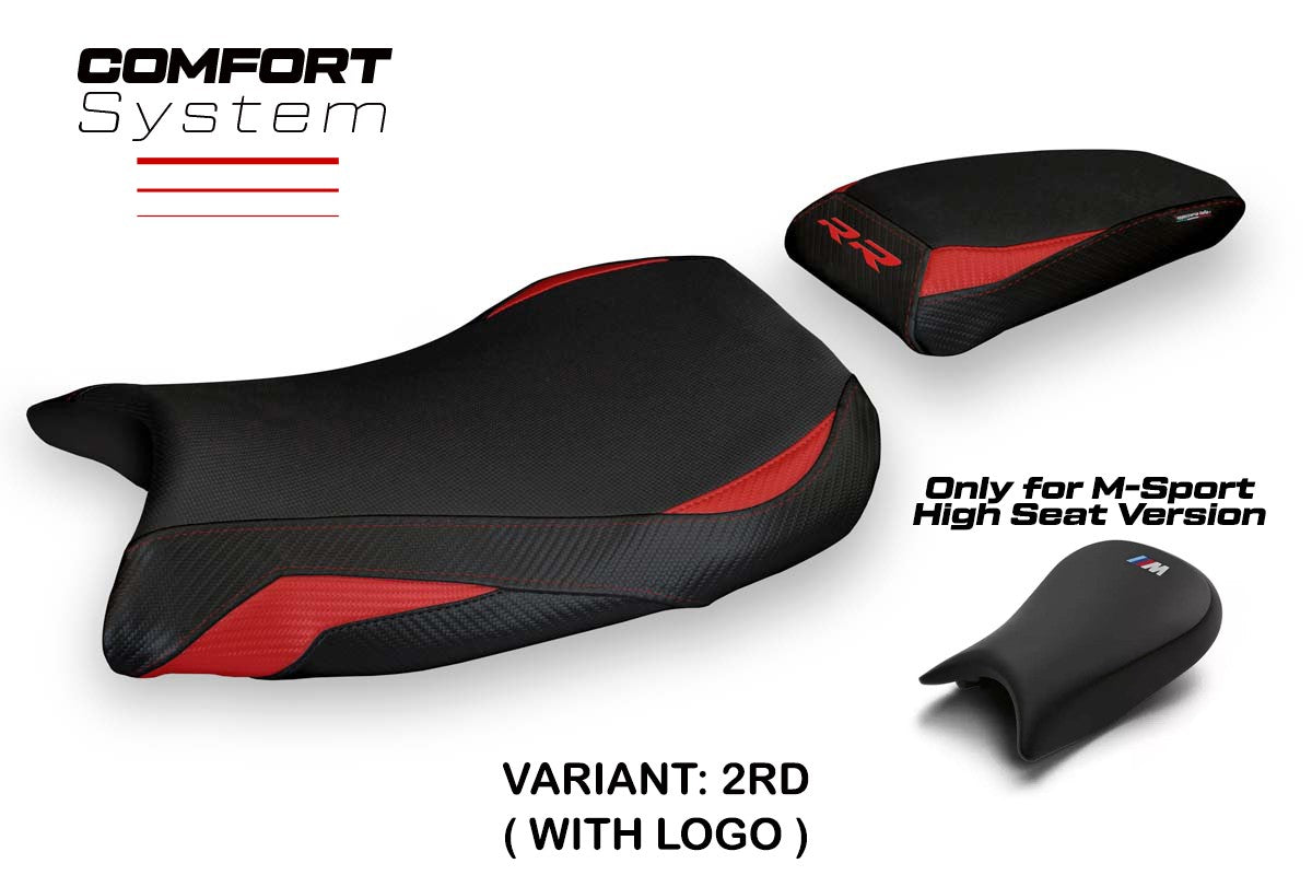 Seat cover compatible - BMW S 1000 RR M-Sport 2019-2025 - mod Ganja 1 Comfort System