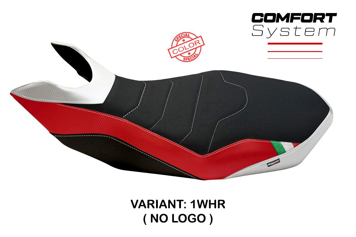 Seat cover compatible - Ducati Hypermotard 796 / 1100 / 1100 EVO 2007 - 2012 - Mod Medea Special Color Comfort System