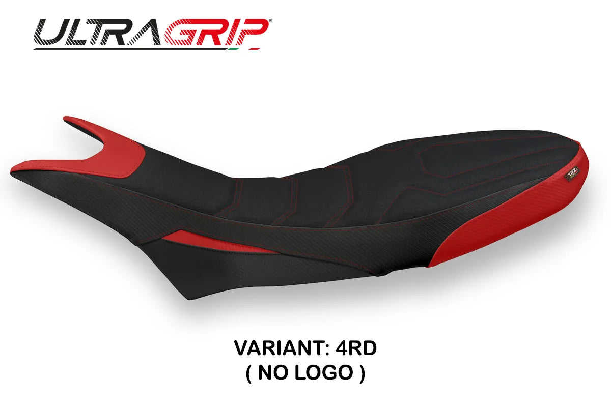 Seat cover compatible - Ducati Hypermotard 950 2019-2025 - mod Luna 1 Ultragrip