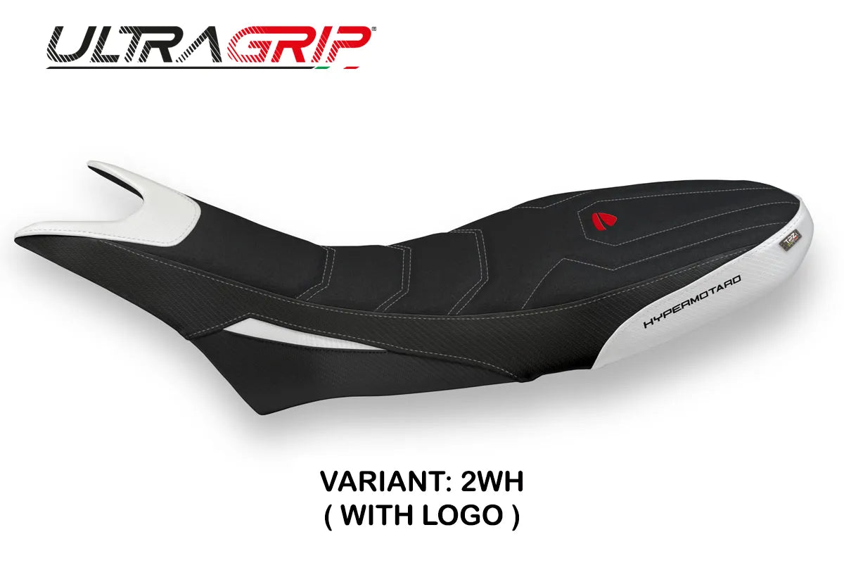 Seat cover compatible - Ducati Hypermotard 950 2019-2025 - mod Luna 1 Ultragrip