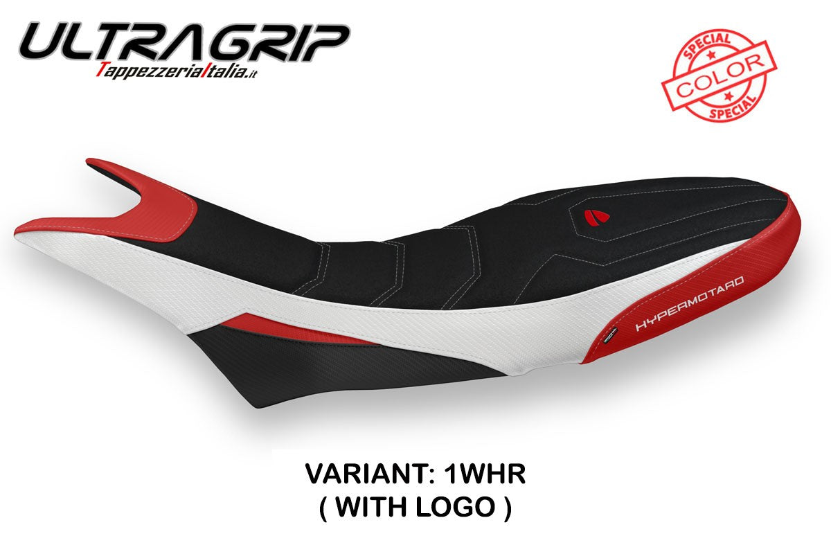 Seat cover compatible - Ducati Hypermotard 950 2019-2025 - mod Luna Special Color Ultragrip