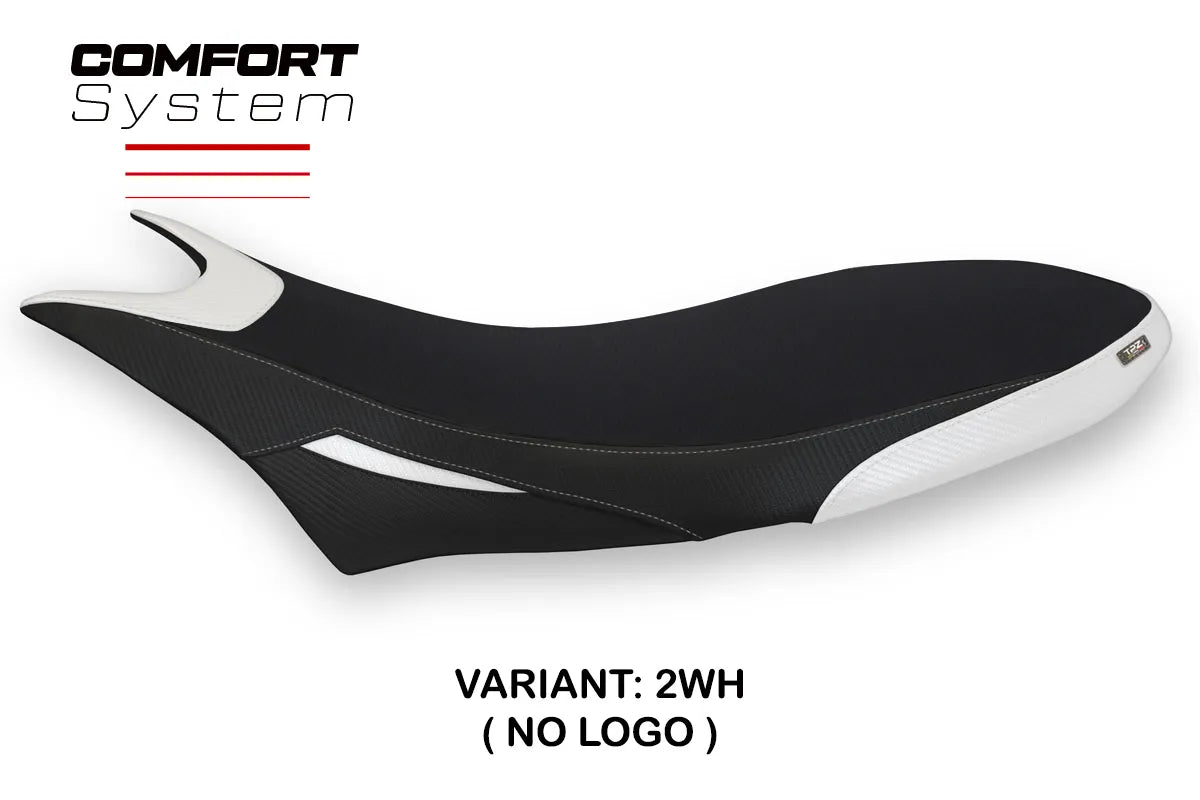 Seat cover compatible - Ducati Hypermotard 950 2019-2025 - mod Orlando 1 Comfort System