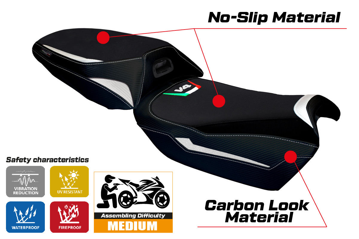 Seat cover compatible - Ducati Multistrada V4 2021-2025 - mod Eucla