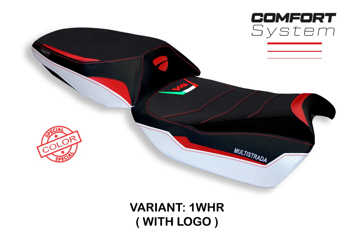 Seat cover compatible - Ducati Multistrada V4 2021-2025 - mod Galmi Special Color Comfort System