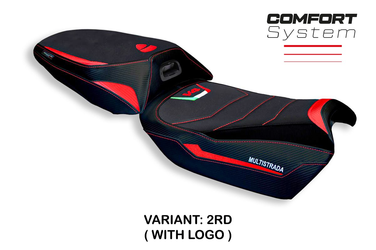 Seat cover compatible - Ducati Multistrada V4 2021-2025 - mod Rosita Comfort System