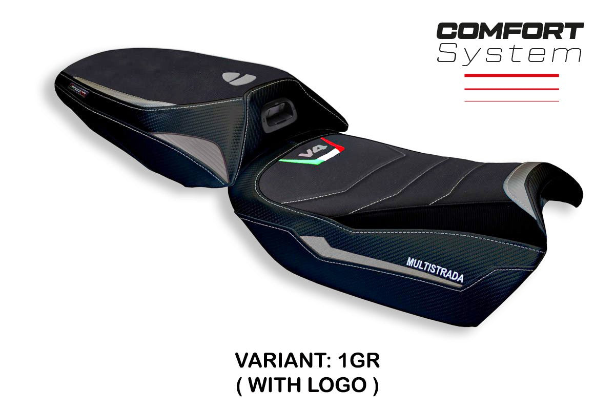 Seat cover compatible - Ducati Multistrada V4 2021-2025 - mod Rosita Comfort System