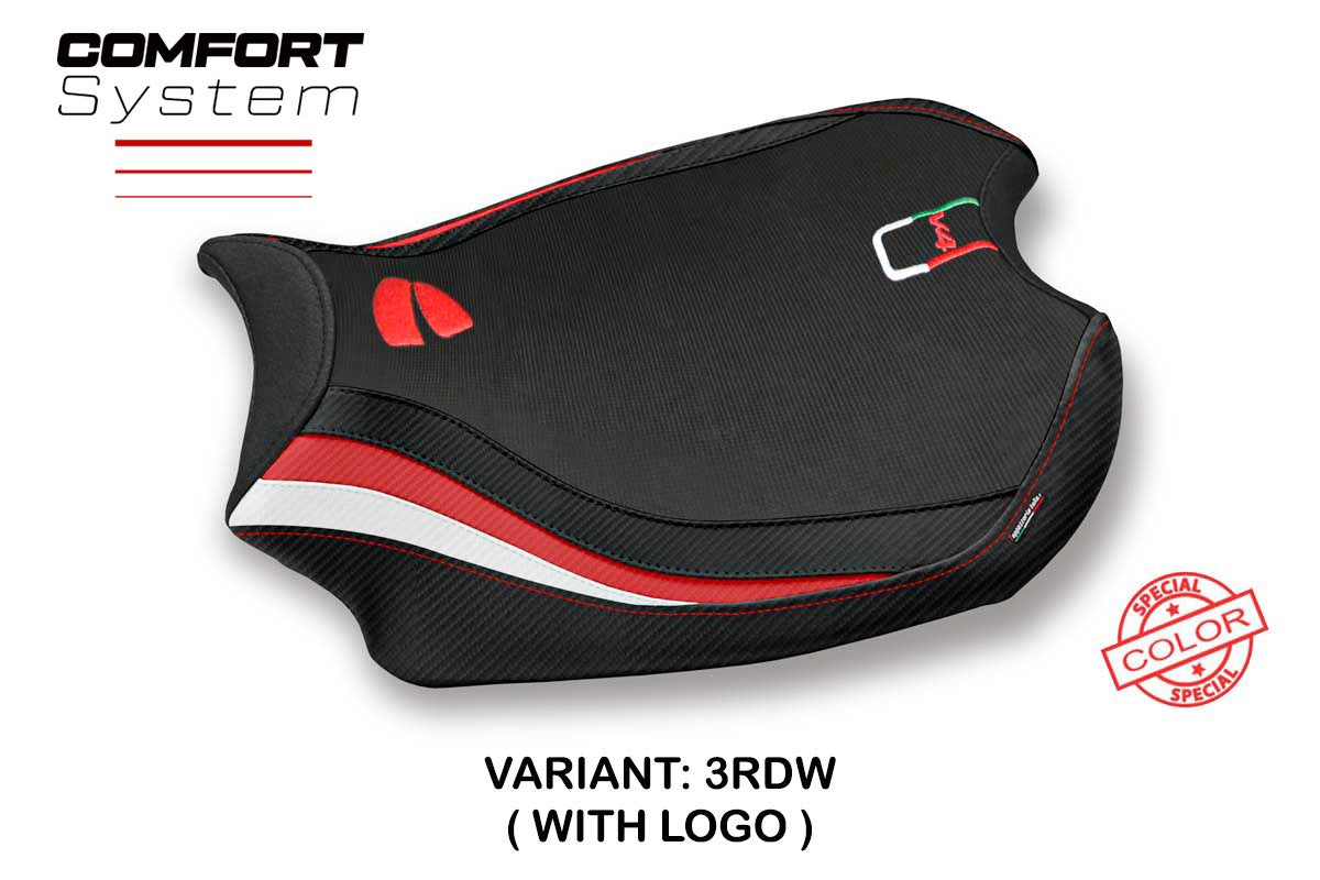 Seat cover compatible - Ducati Panigale V4 2018 - 2024 - mod Glinka Comfort System