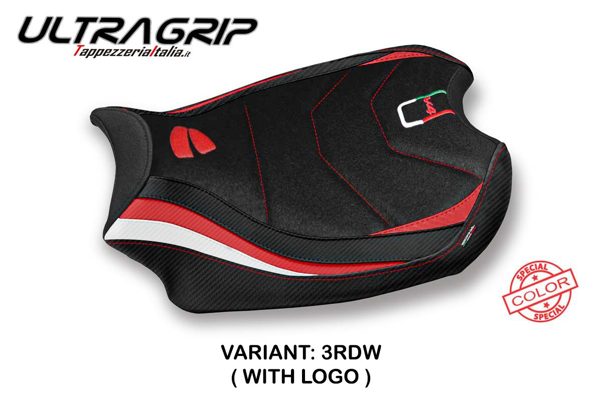 Seat cover compatible - Ducati Panigale V4 2018 - 2024 - mod Smila Ultragrip