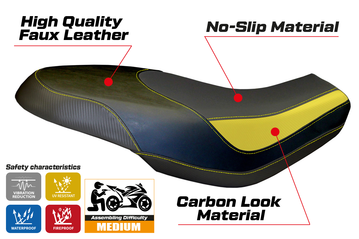 Seat cover compatible - Ducati Scrambler 400 / 800 / 1100 2015 - 2024 - mod Capri