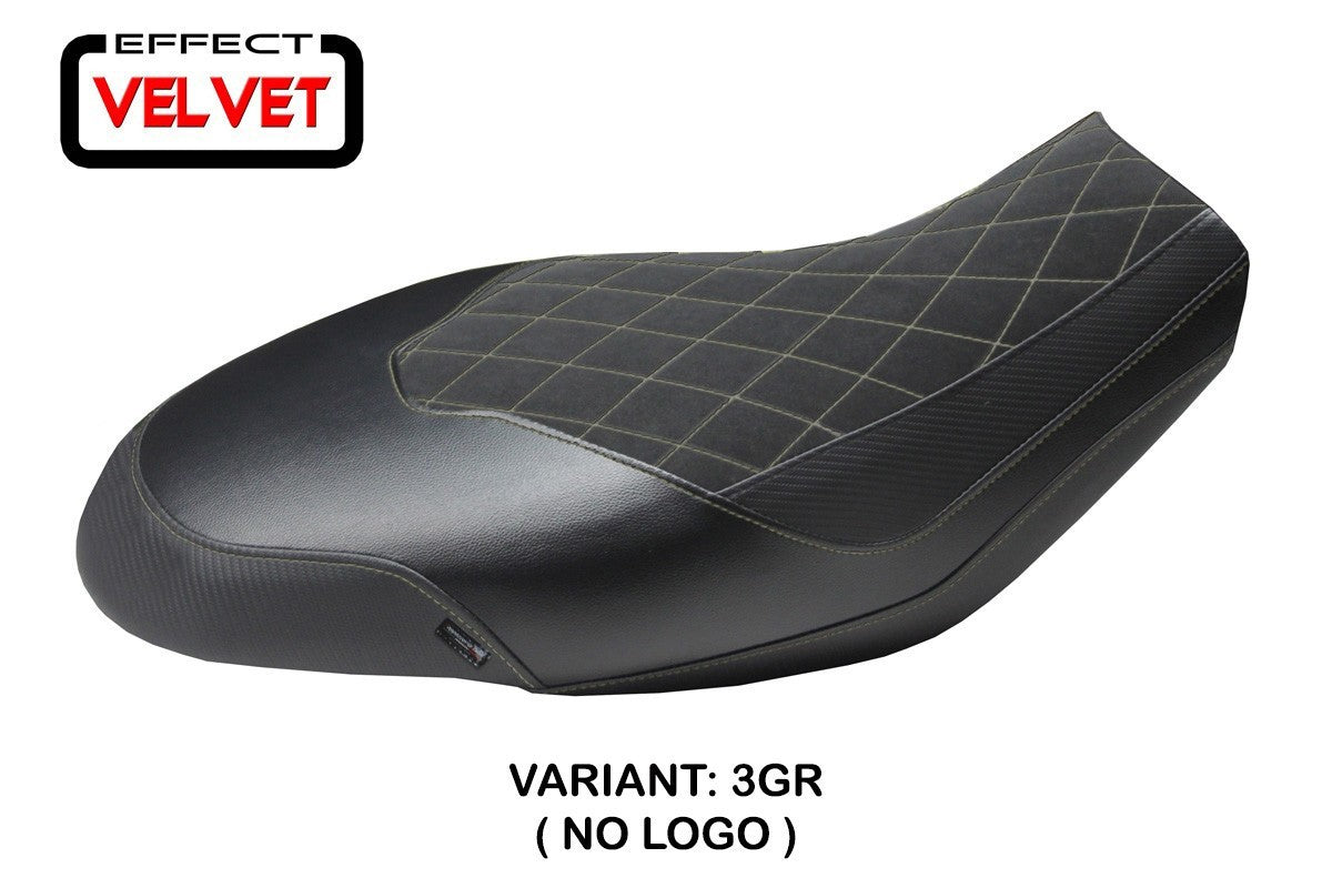 Seat cover compatible - Ducati Scrambler 400 / 800 / 1100 2015 - 2024 - mod Ischia Velvet