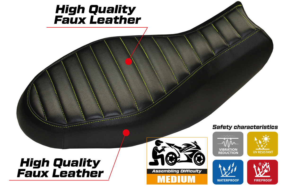Seat cover compatible - Ducati Scrambler 400 / 800 / 1100 2015 - 2024 - mod Procida