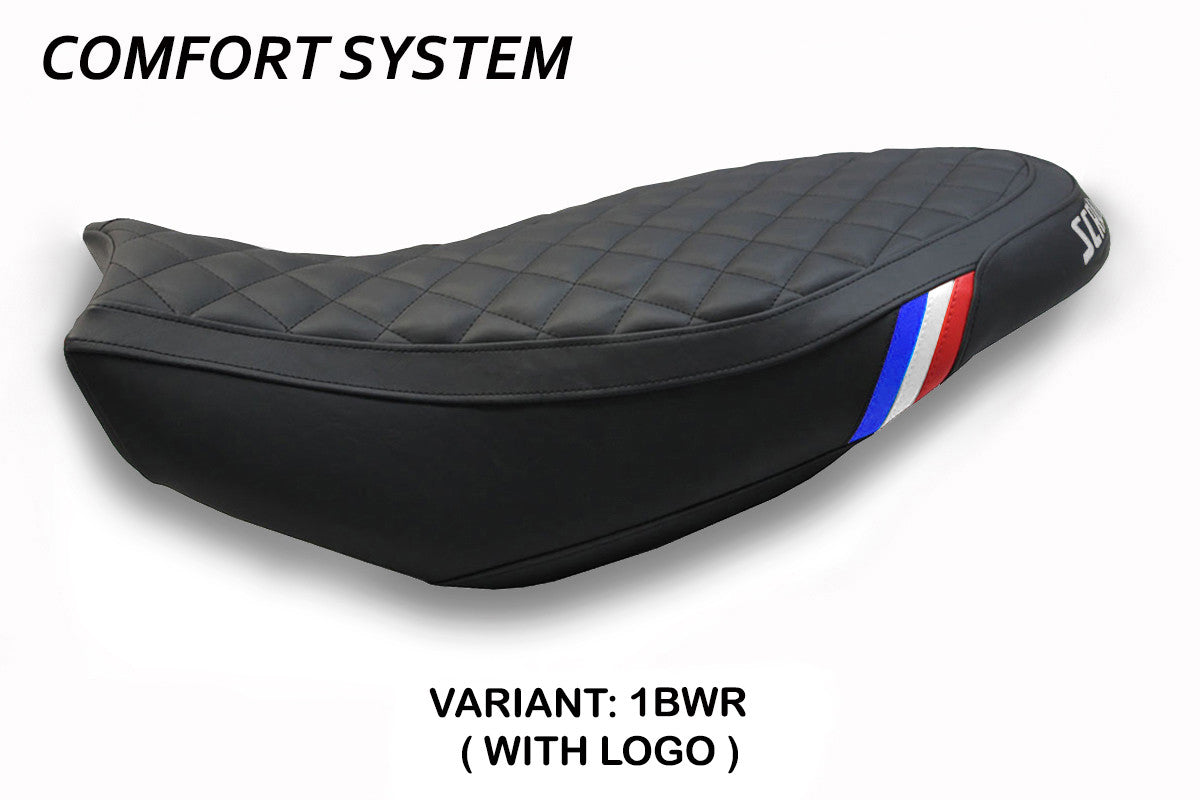 Seat cover compatible - Ducati Scrambler 400 / 800 / 1100 2015 - 2024 - mod Vintage Comfort System