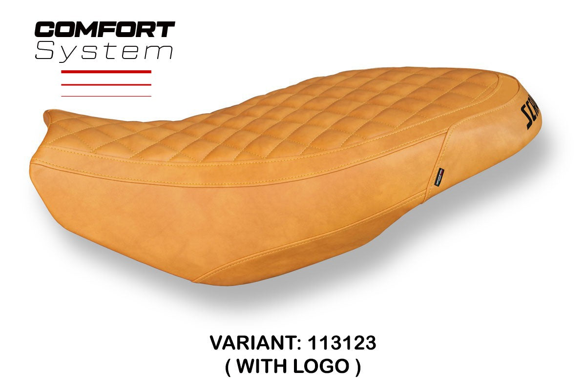 Seat cover compatible - Ducati Scrambler 400 / 800 / 1100 2015 - 2024 - mod Vintage Comfort System