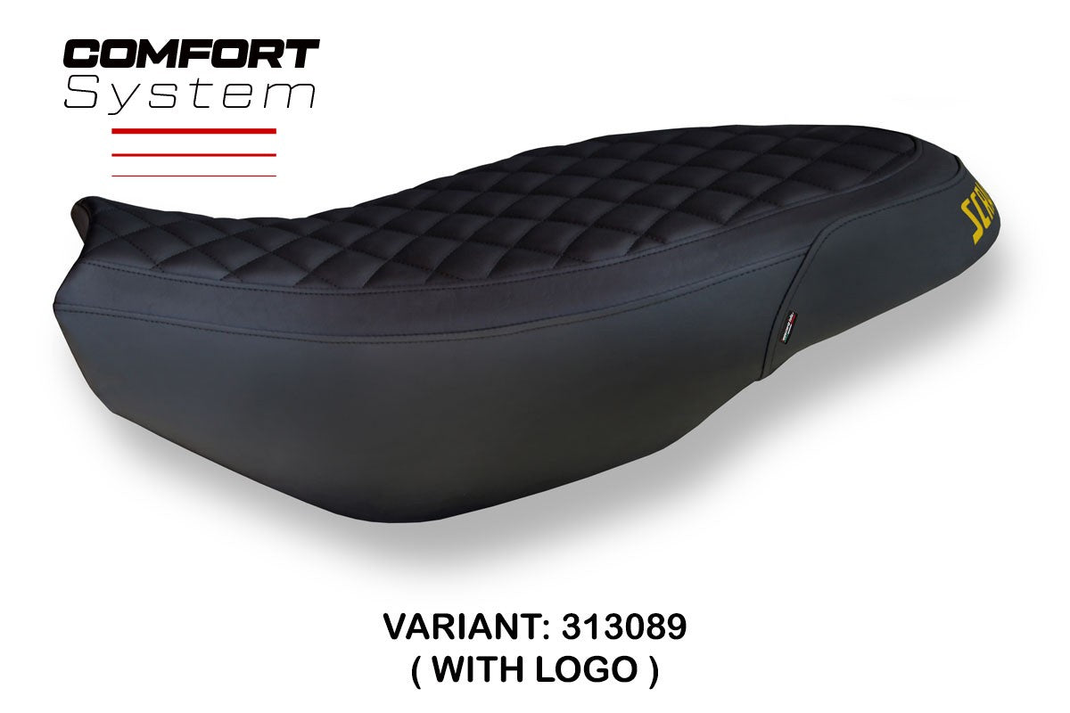 Seat cover compatible - Ducati Scrambler 400 / 800 / 1100 2015 - 2024 - mod Vintage Comfort System