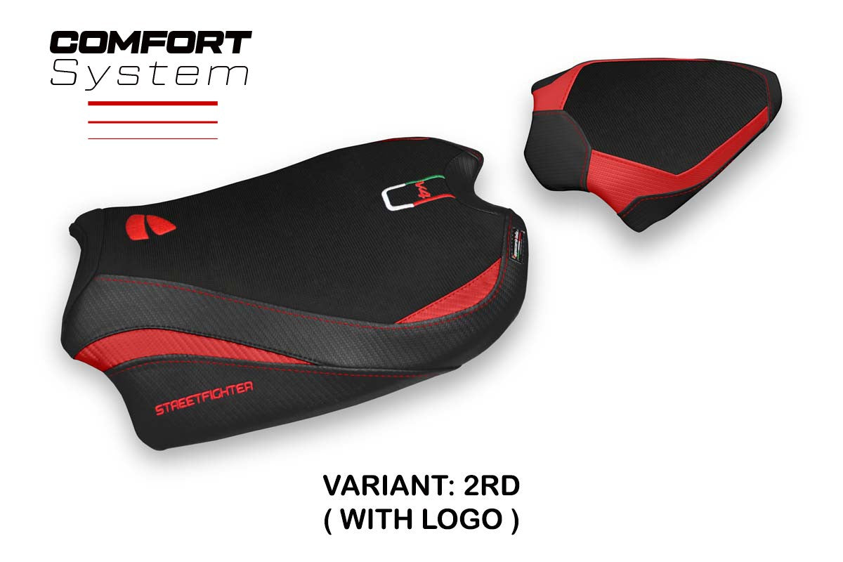 Seat cover compatible - Ducati Streetfighter V4 2020 - 2024 - mod Albena Comfort System