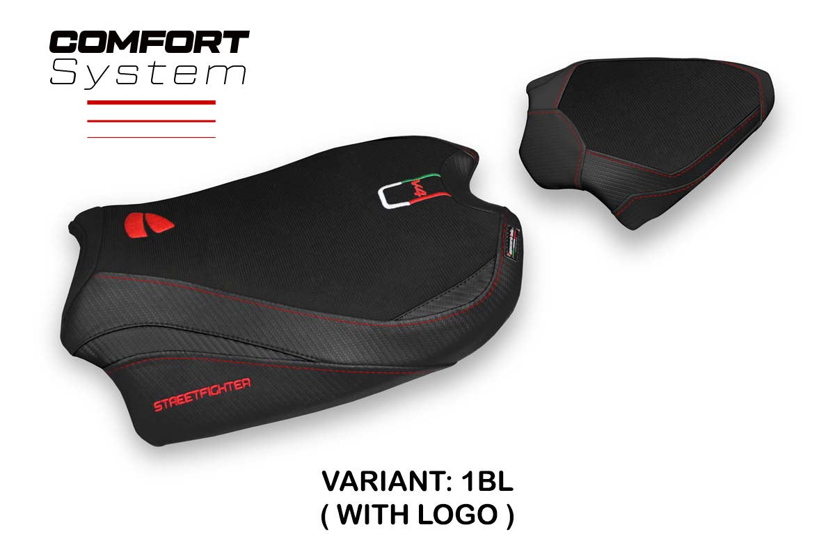 Seat cover compatible - Ducati Streetfighter V4 2020 - 2024 - mod Albena Comfort System