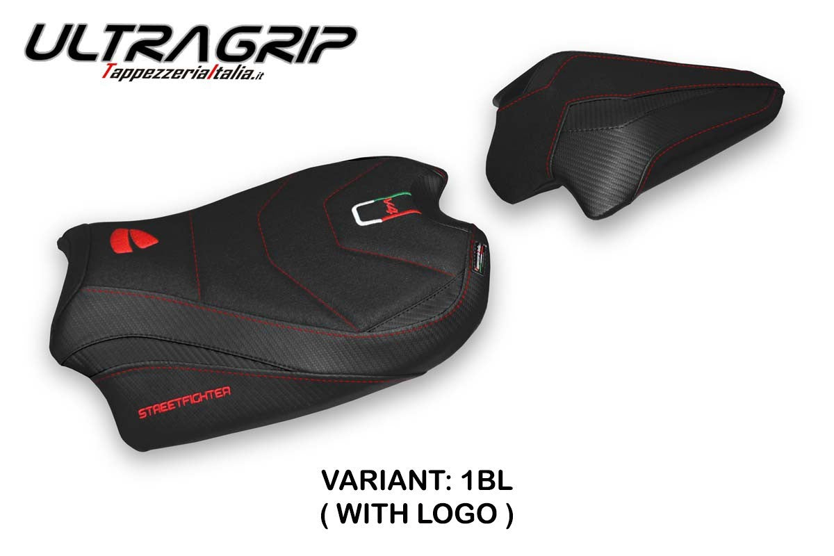 Seat cover compatible - Ducati Streetfighter V4 2020 - 2024 - mod Veles Ultragrip