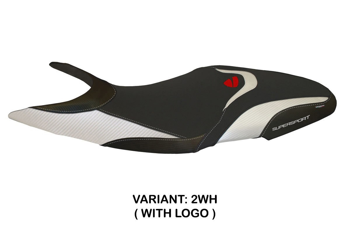 Seat cover compatible - Ducati Super Sport 2017 - 2024 - mod Massa 2