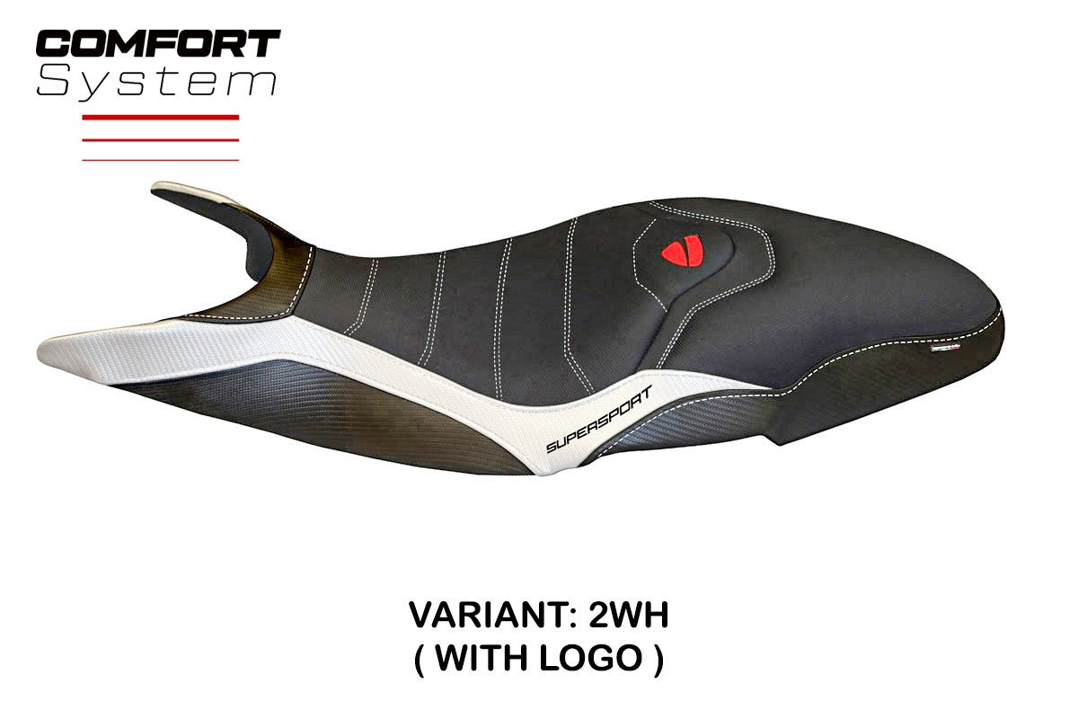 Seat cover compatible - Ducati Super Sport 2017 - 2024 - mod Pistoia 3 Comfort System