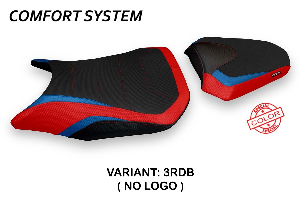 Seat cover compatible - Honda CBR 500 R 2017-2025 - mod Diamante Special Color Comfort System