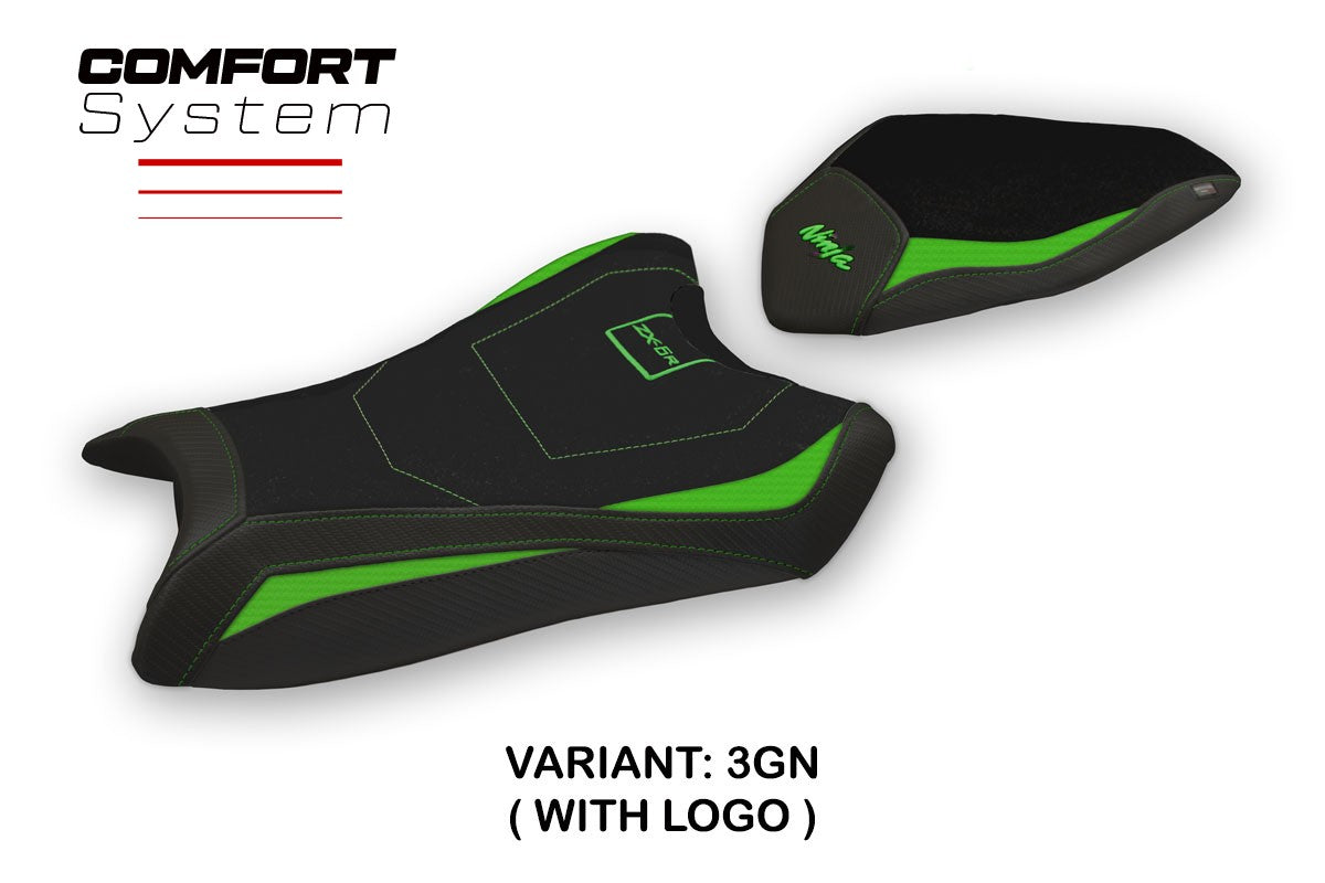 Seat cover compatible - Kawasaki Ninja ZX 6 R 2019-2025 - mod Anadia Comfort System