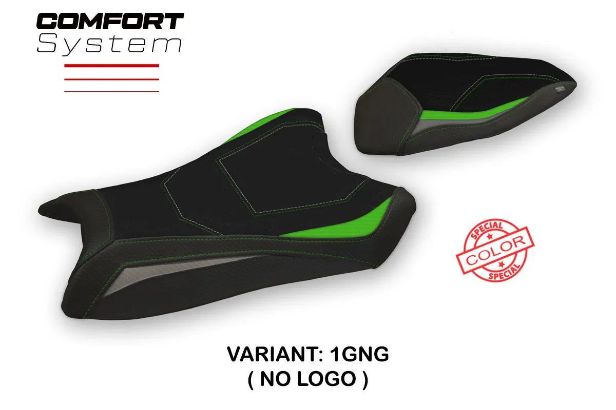 Seat cover compatible - Kawasaki Ninja ZX 6 R 2019-2025 - mod Anadia Special Color Comfort System