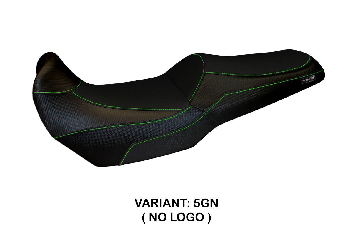 Seat cover compatible - Kawasaki Versys 1000 2019 - 2024 - mod Kalibo Total Black