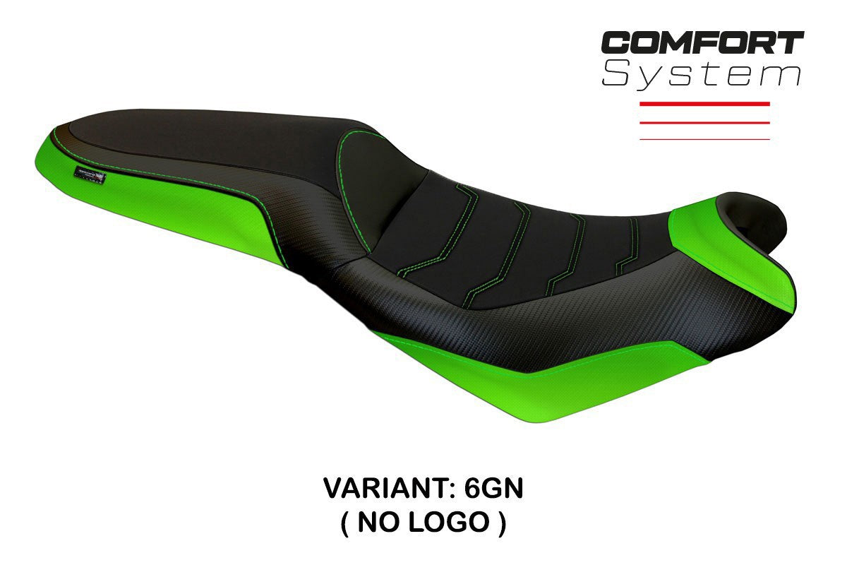 Seat cover compatible - Kawasaki Versys 650 2007-2025 - mod Elba 2 Comfort System
