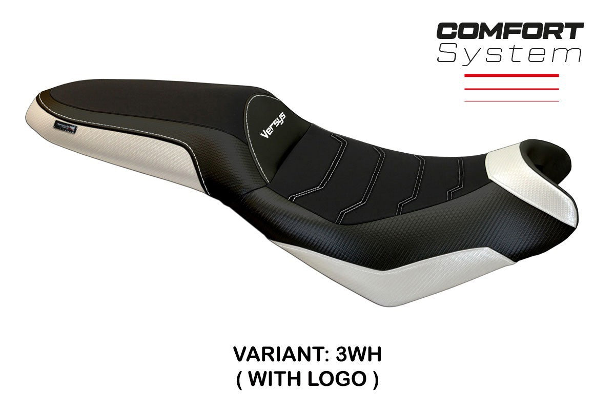 Seat cover compatible - Kawasaki Versys 650 2007-2025 - mod Elba 2 Comfort System