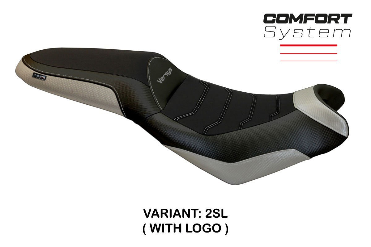 Seat cover compatible - Kawasaki Versys 650 2007-2025 - mod Elba 2 Comfort System