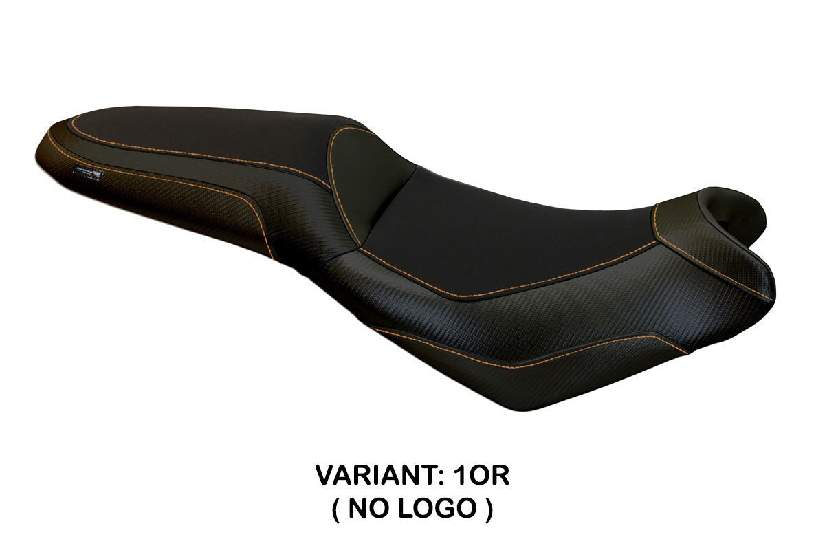 Seat cover compatible - Kawasaki Versys 650 2007-2025 - mod Elba Total Black