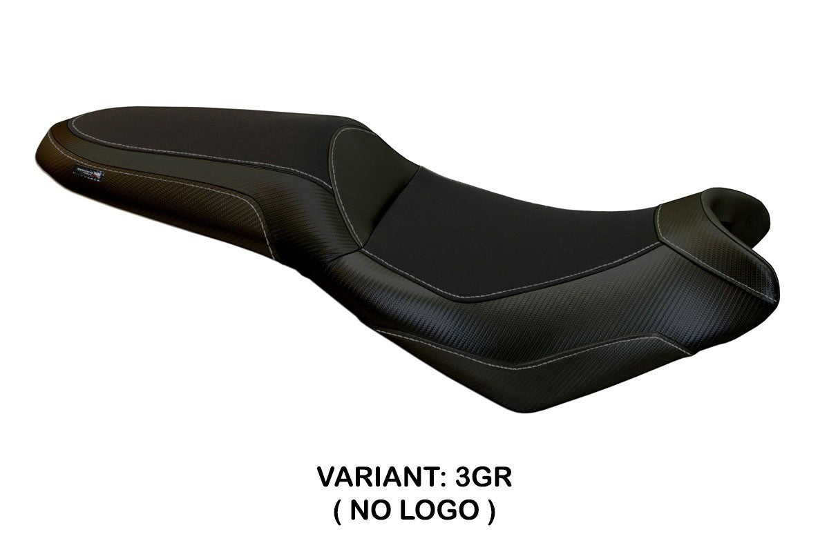 Seat cover compatible - Kawasaki Versys 650 2007-2025 - mod Elba Total Black