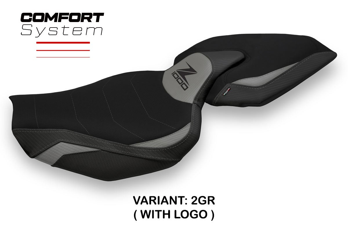 Seat cover compatible - Kawasaki Z 1000 2014 - 2021 - mod Ellos 1 Comfort System