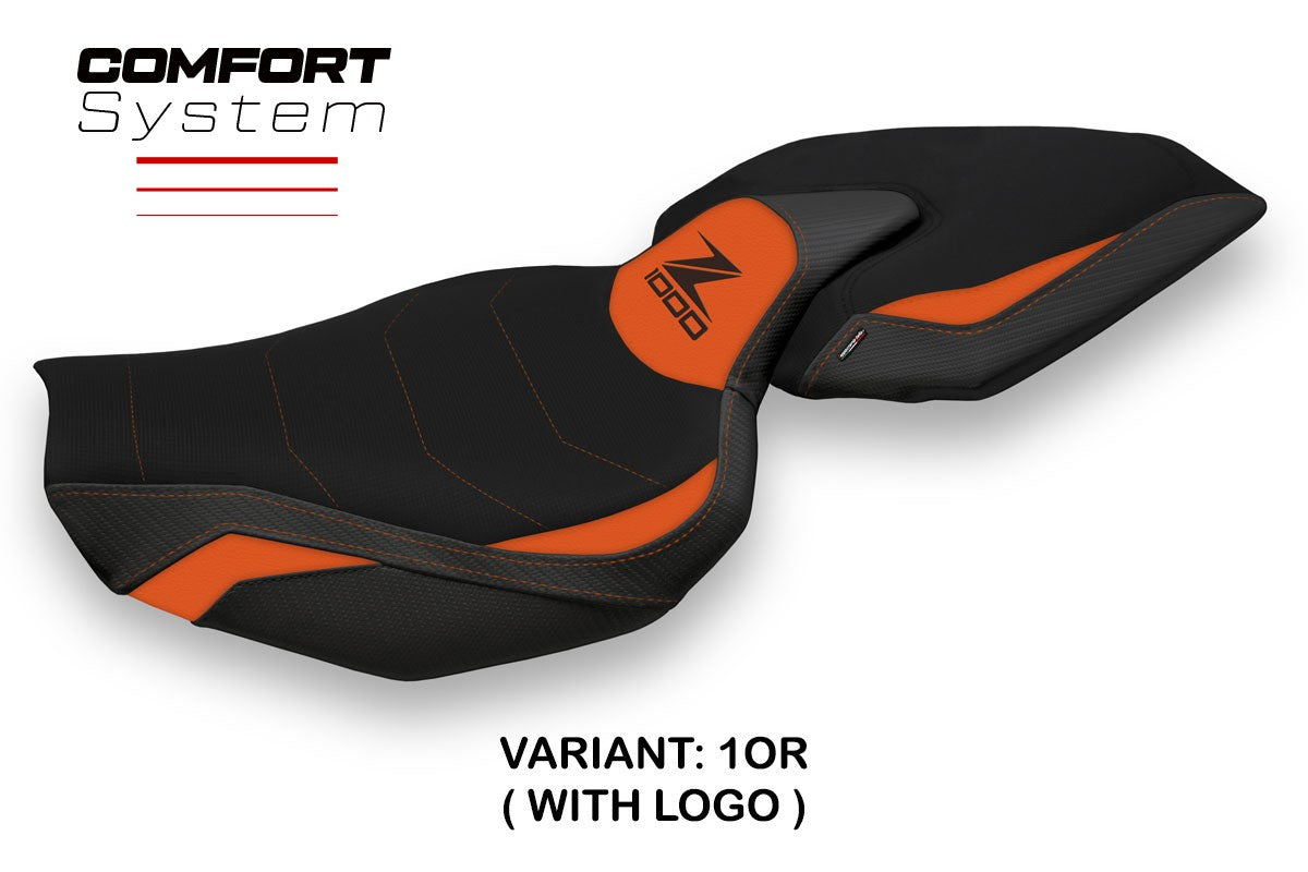 Seat cover compatible - Kawasaki Z 1000 2014 - 2021 - mod Ellos 1 Comfort System