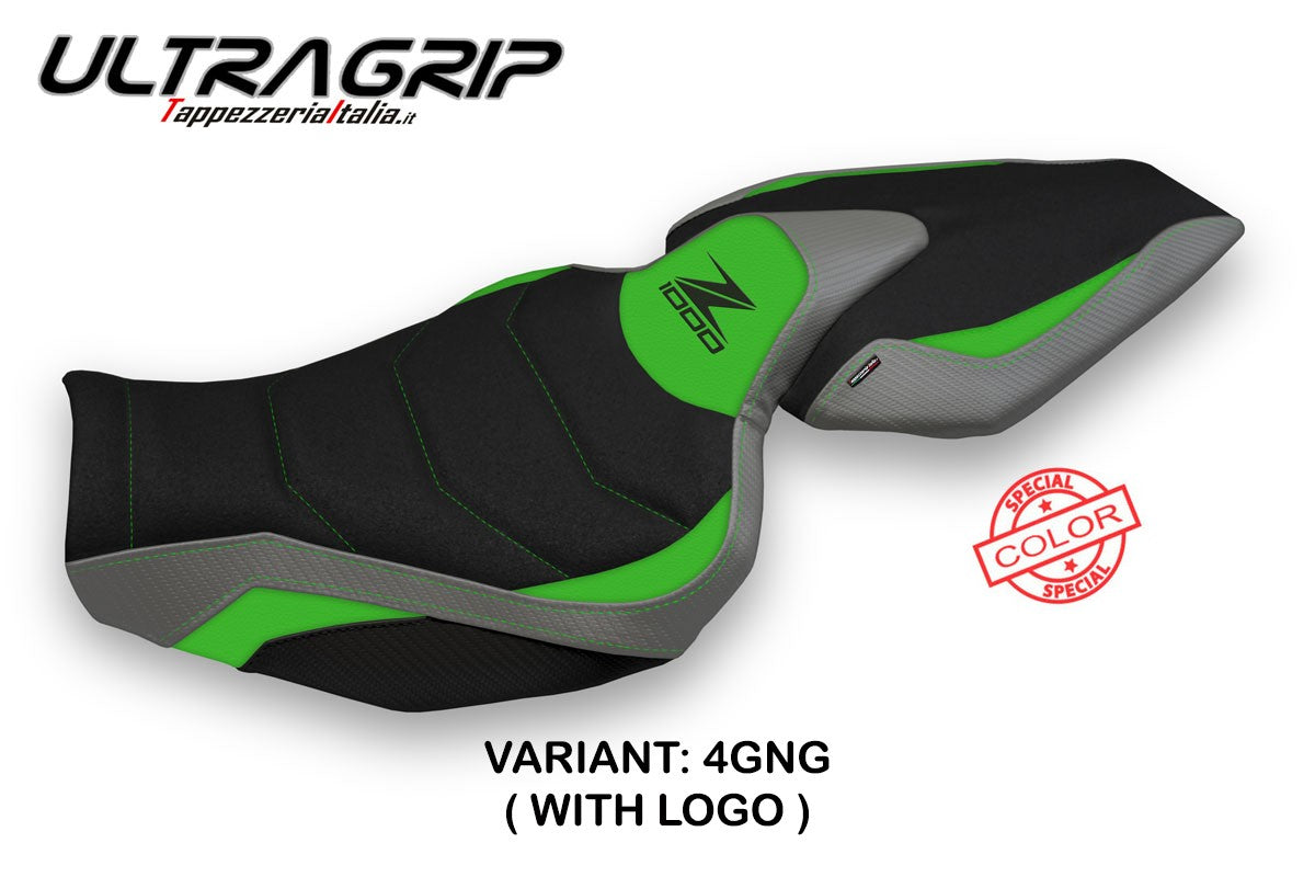 Seat cover compatible - Kawasaki Z 1000 2014 - 2021 - mod Hedemora Special Color Ultragrip