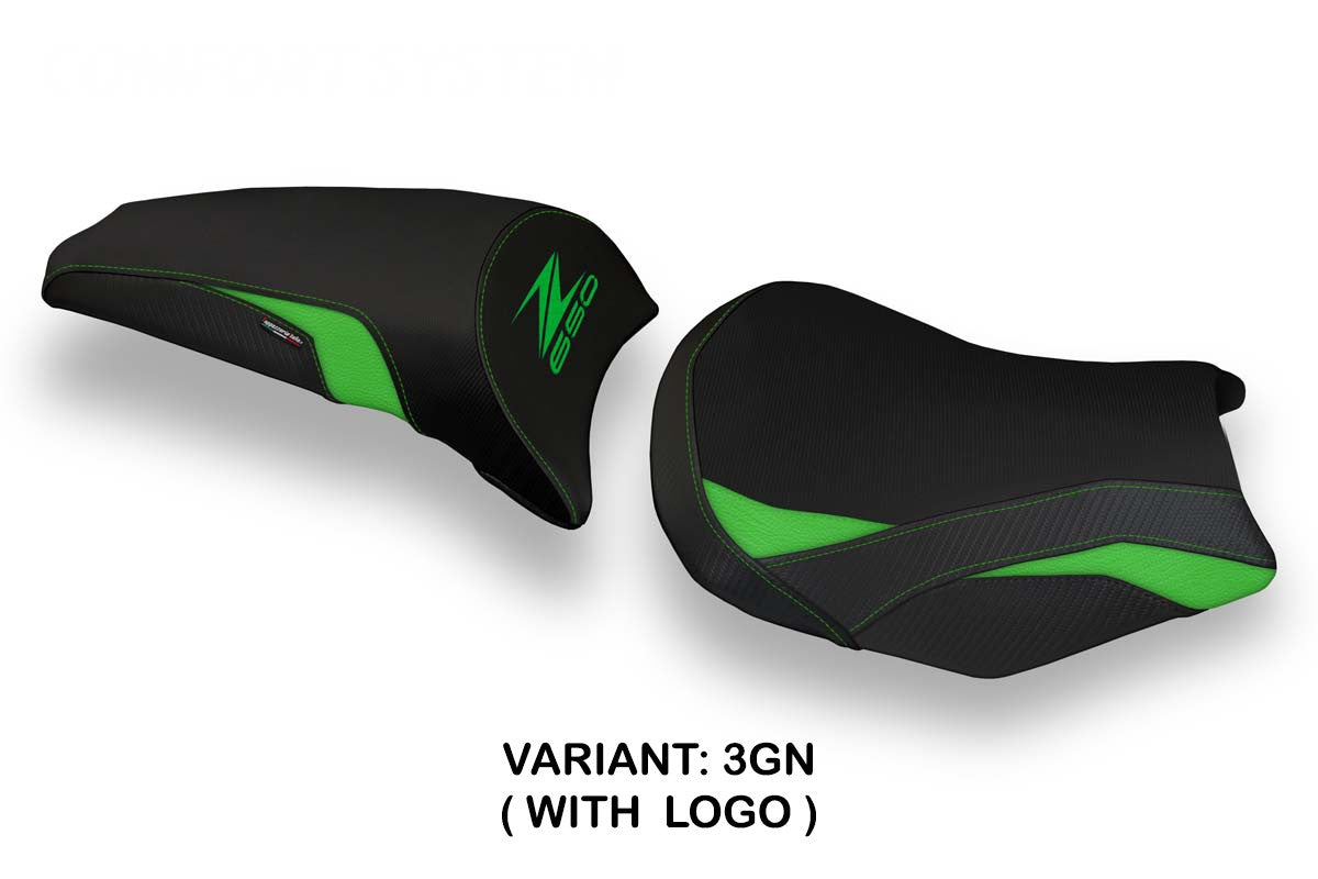 Seat cover compatible - Kawasaki Z 650 2017-2025 - mod Cave 1