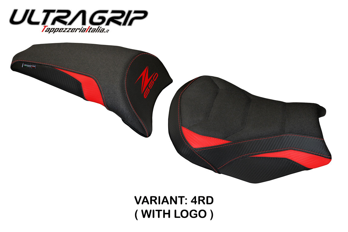 Seat cover compatible - Kawasaki Z 650 2017-2025 - mod Scopeti 1 Ultragrip